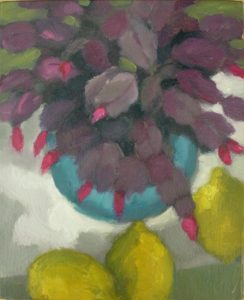 Christmas Cactus with lemons SOLD