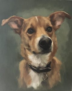 Enzo 2024. Oil on Board, 30 x 24cm