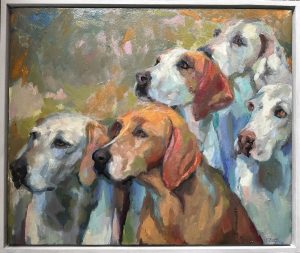 Five Loyal Souls - Oil on Canvas, 50.8 x 61cm (Framed 54.6 x 64.5cm)